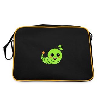 Caterpillars Insect Love Little Caterpillar - Retro Bag - black/gold - Back
