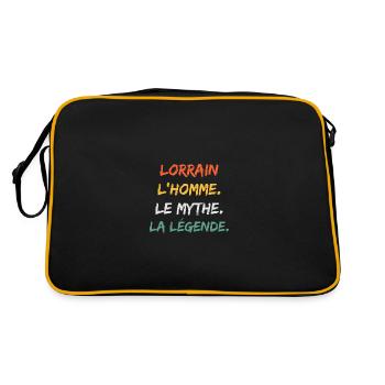 lorrain - Sac Retro - noir/or - Dos
