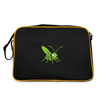 Sauterelle - Sac Retro - noir/or - Dos