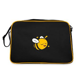 Bee - Retro Bag - black/gold - Back