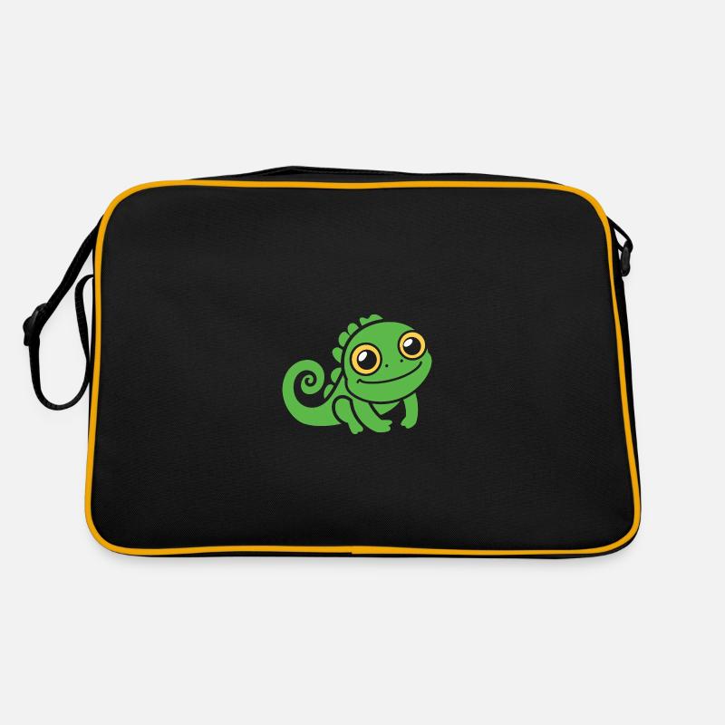 Chamäleon Retro Tasche