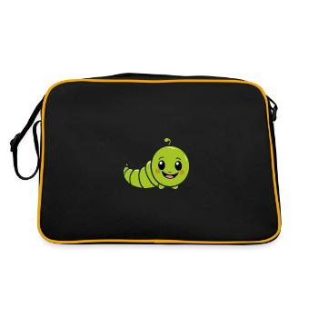 Caterpillars Insect Love Little Caterpillar - Retro Bag - black/gold - Back
