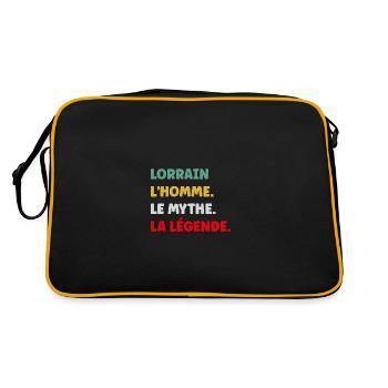 lorrain - Sac Retro - noir/or - Dos