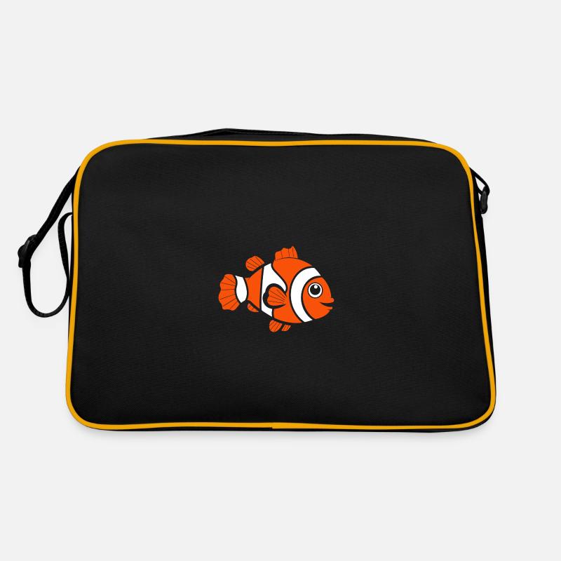 Clownfisch Retro Tasche