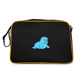Walrus - Retro Bag - black/gold - Back