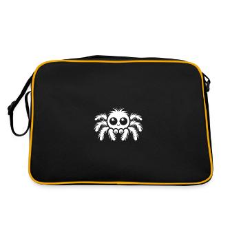 araignée - Sac Retro - noir/or - Dos