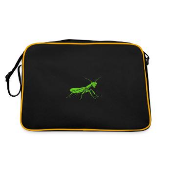 Praying mantis - Retro Bag - black/gold - Back