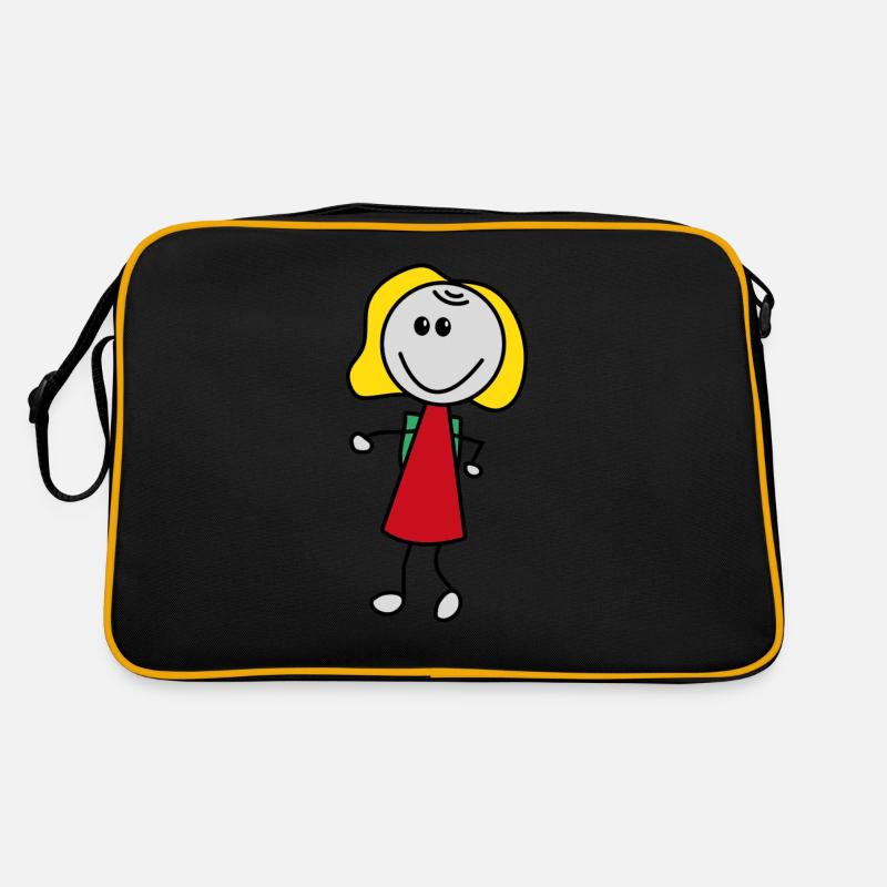 Mädchen Retro Tasche