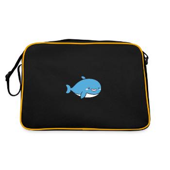 Wal - Retro Tasche - Schwarz/Gold - Hinten