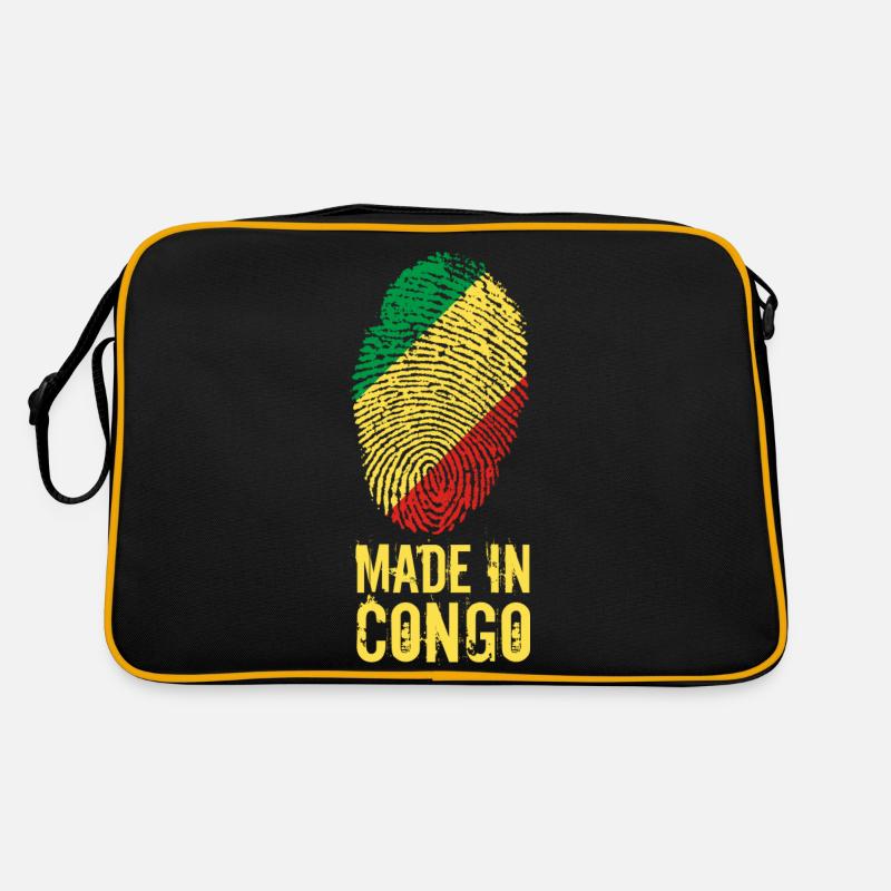 Made In Congo / Congo - Sac Retro - noir/or