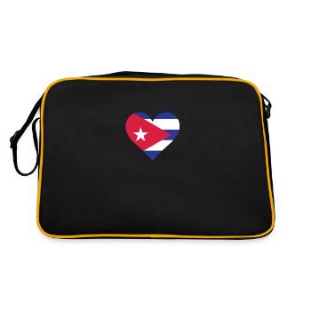 Un coeur pour Cuba - Sac Retro - noir/or - Dos