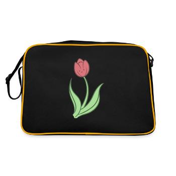 Tulipe douce - Sac Retro - noir/or - Dos