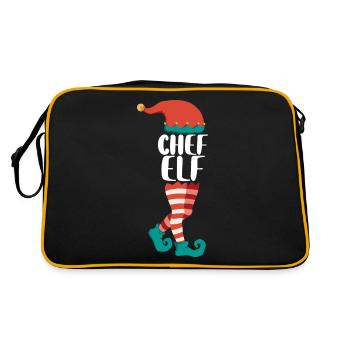 Christmas Elf Partner Look Design Elfes de Noël - Sac Retro - noir/or - Dos