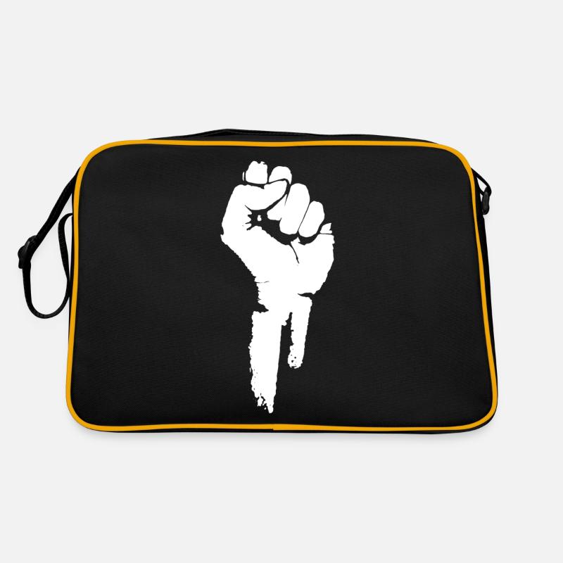 Protest and Revolution. Unite. Retro Bag