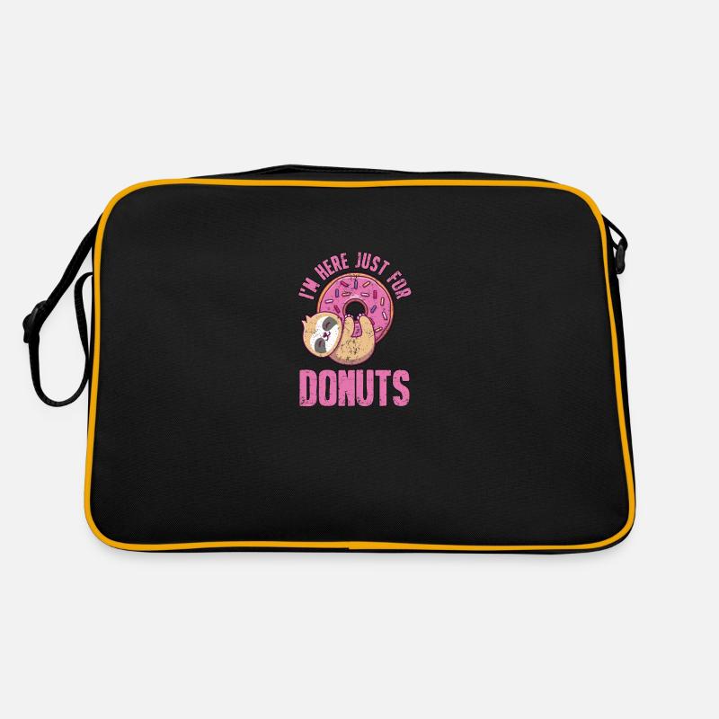I'm here for Doughnuts Gift Retro Bag