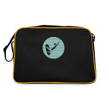 Kiteboarder Kiterin - Sac Retro - noir/or - Dos
