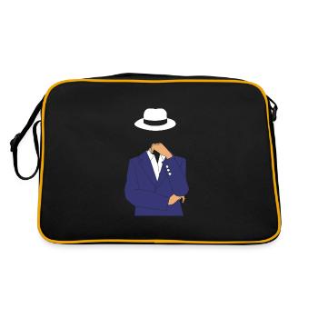 Cyber programmeur cybersécurité Hacker - Sac Retro - noir/or - Dos