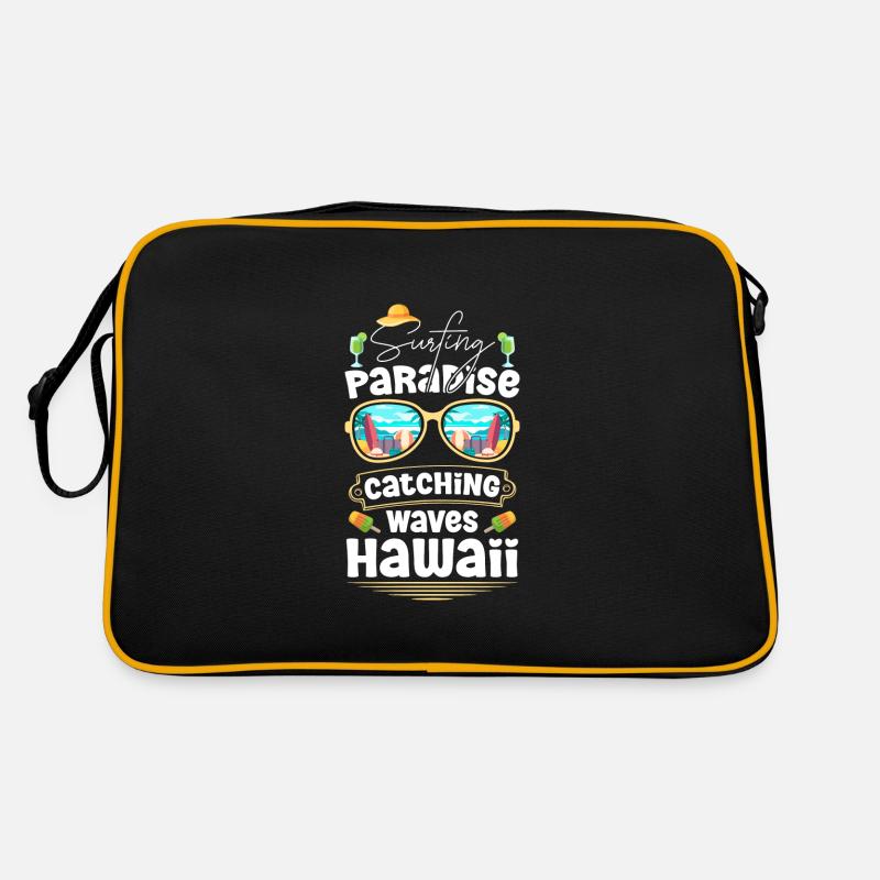 Vagues de plage Vacances d’été Plongée Sac Retro