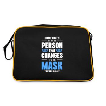 Défilé de costumes de masque masqués - Sac Retro - noir/or - Dos