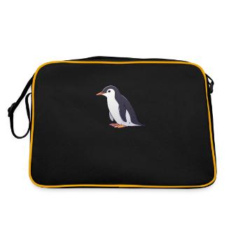 Penguin - Retro Bag - black/gold - Back