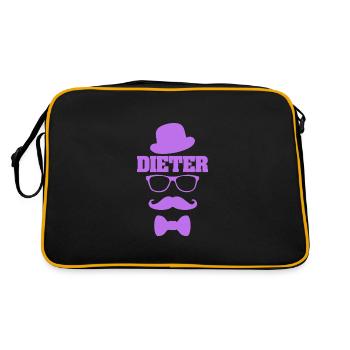 Dieter comme prénom - Sac Retro - noir/or - Dos