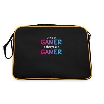 Gamers - Sac Retro - noir/or - Dos