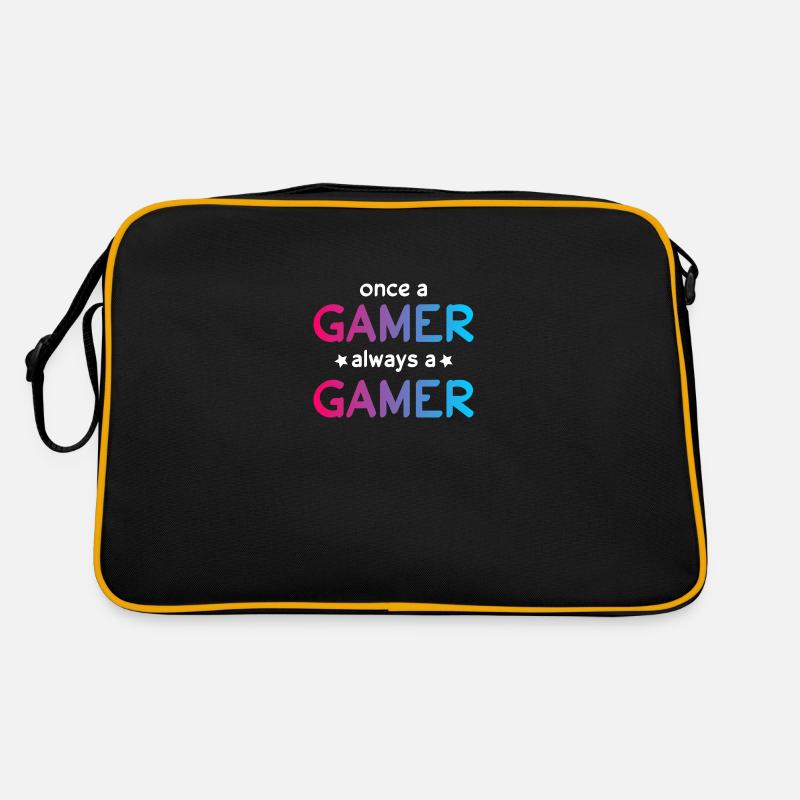 Gamers - Sac Retro - noir/or