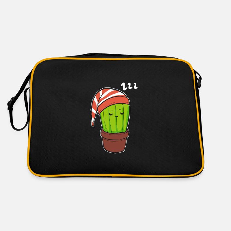 Sleeping Cactus Hyperomnia Cadeau Sac Retro
