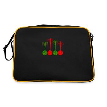 NOEL - Retro Bag - black/gold - Back