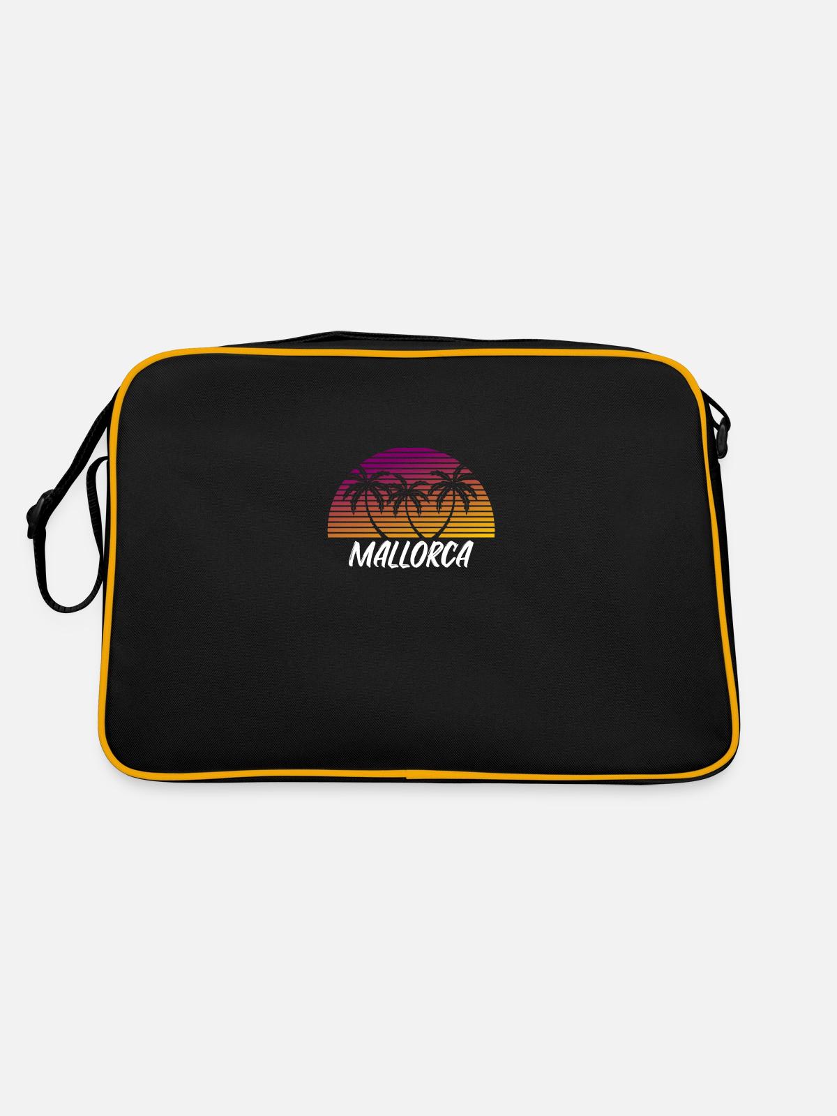 Majorca - Retro Bag - black/gold - Back