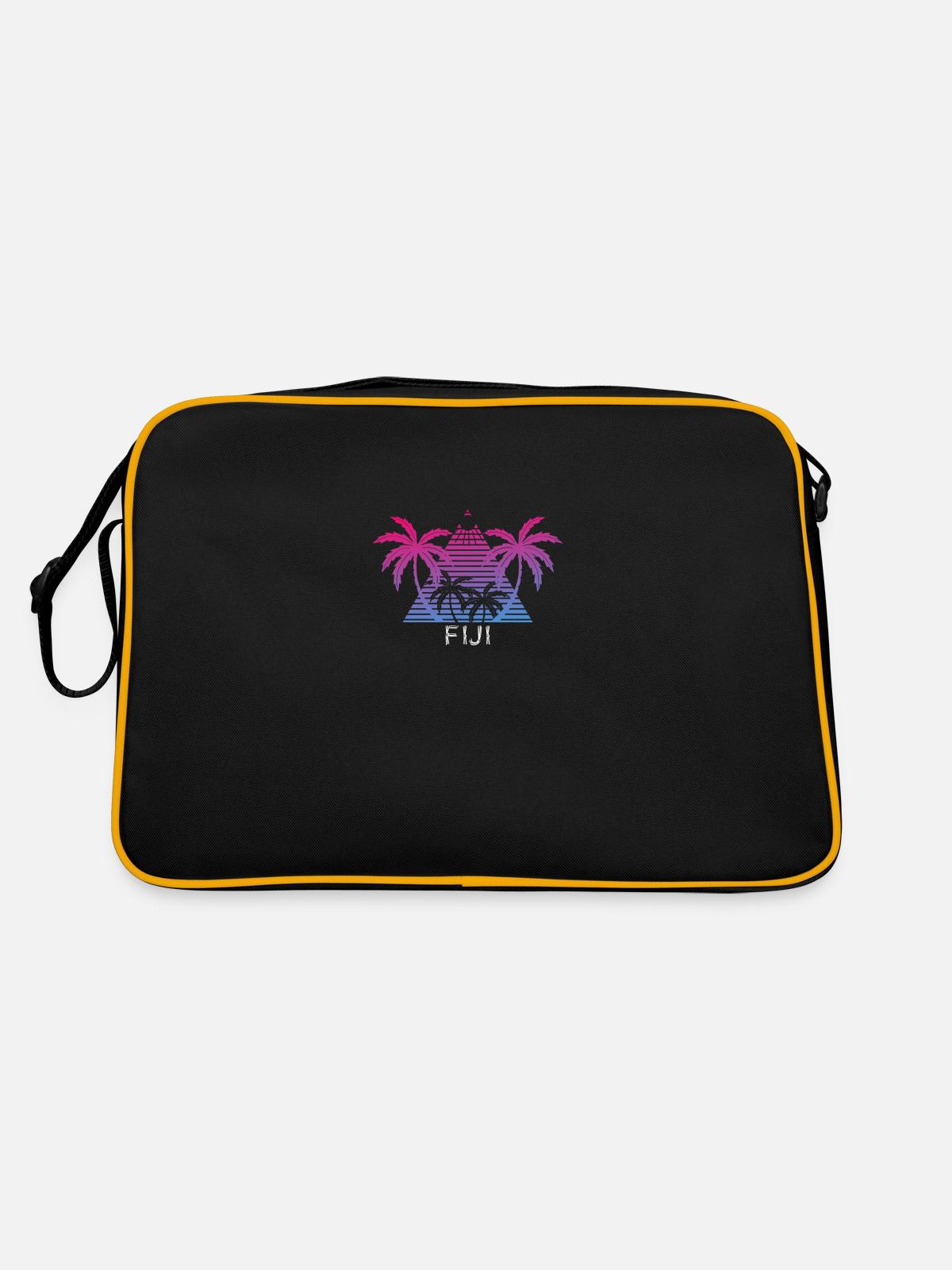 Fiji - Retro Bag - black/gold - Back