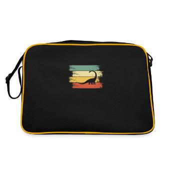 Dino - Retro Bag - black/gold - Back