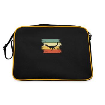 Dino - Retro Bag - black/gold - Back