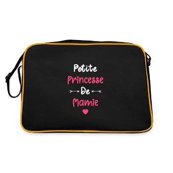 Petite princesse de mamie - Sac Retro - noir/or - Dos