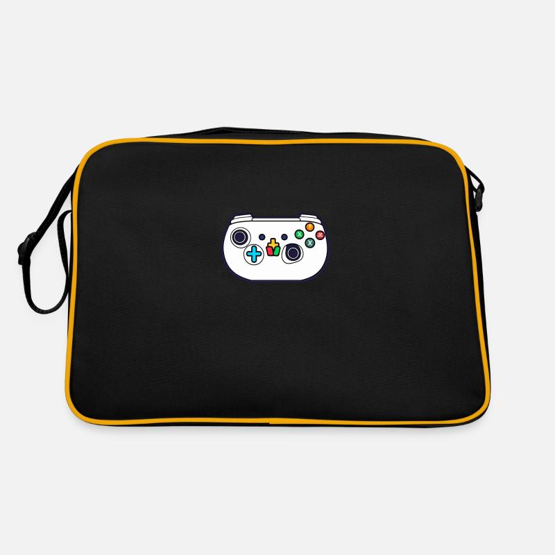 White Video Game Controller Retro Bag
