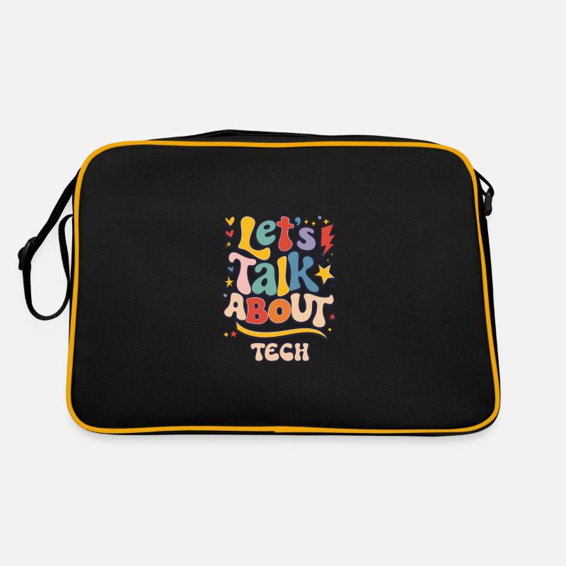 Let's Talk About Tech Enthusiast Design Retro Bag
