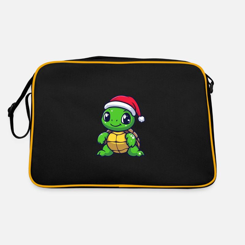 Turtle Christmas Cute Retro Bag