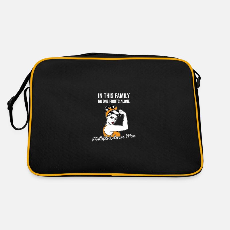 Orange Multiple Sclerosis Gift for Mom Mom Retro Bag