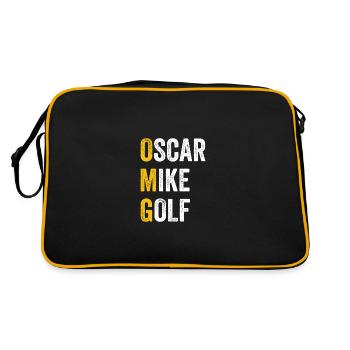 Computer Chat Oscar - Retro Bag - black/gold - Back