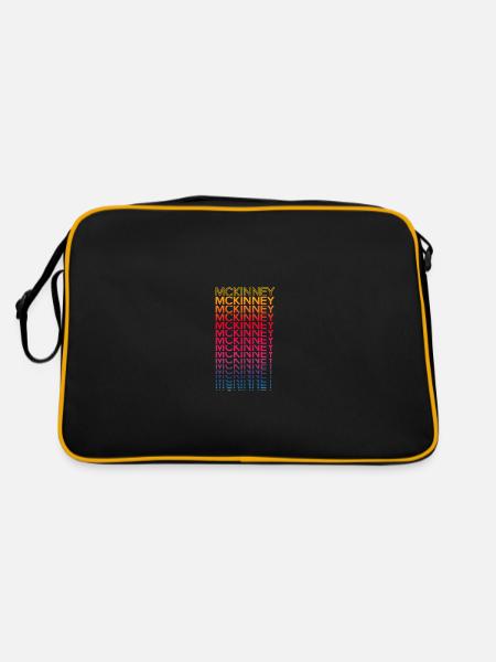 Retro Nostalgic USA City - Rainbow Mckinney - Sac Retro - noir/or - Dos