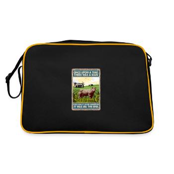 Race de vache Limousins aimés - Sac Retro - noir/or - Dos
