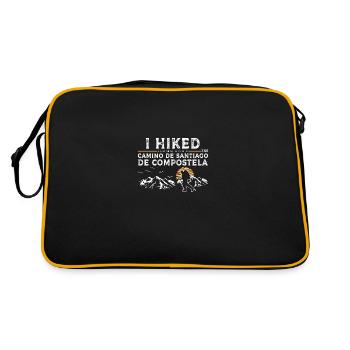 Hiking - Camino De Santiago de Compostela - Retro Bag - black/gold - Back