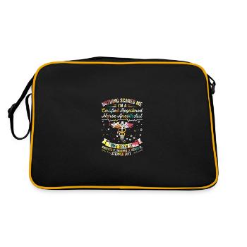 Rien ne me fait peur - Crna - Sac Retro - noir/or - Dos