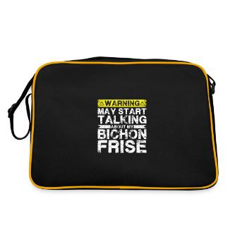 Parlez de Bichon Frise - Sac Retro - noir/or - Dos