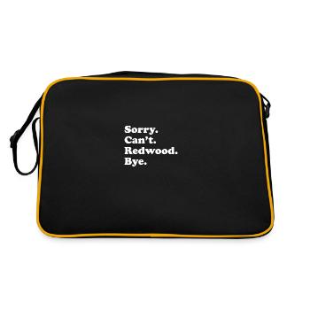Désolé, je ne peux pas dire au revoir - Redwood - Sac Retro - noir/or - Dos