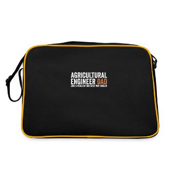 Papa - Ingénieur agronome - Sac Retro - noir/or - Dos