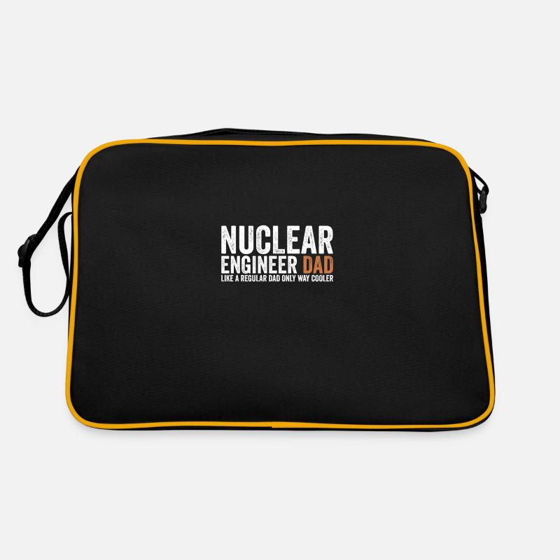 Papa - Nuklearingenieur Retro Tasche