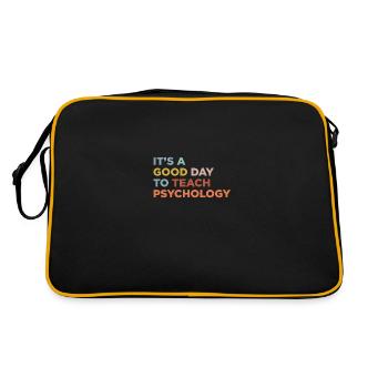 Teaching psychology teachers - Retro Bag - black/gold - Back