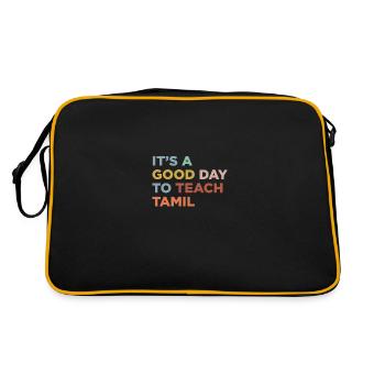 Enseigner aux enseignants tamouls - Sac Retro - noir/or - Dos