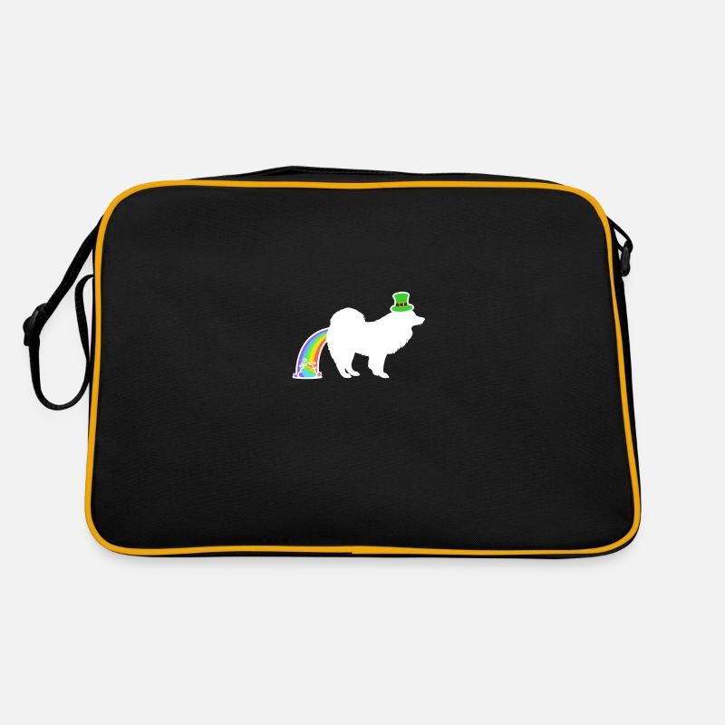 St. Patrick's Dog - Samoyed Retro Bag